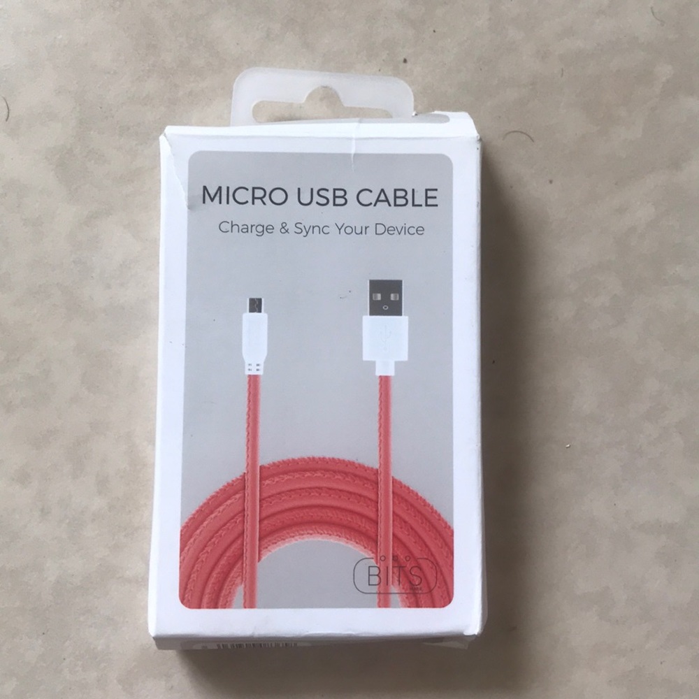 Android charger open box
